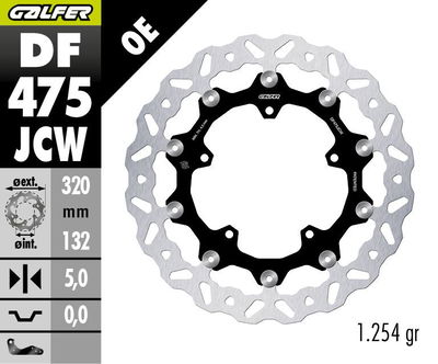 BRAKE DISC WAVE FLOATECH