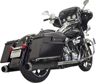 MUFFLERS 4" STRAIGHT QUIET | FLT 95-16 - BLACK
