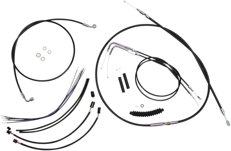 CONTROL CABLE KIT XR BLK