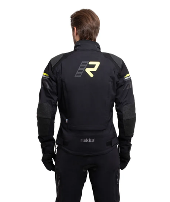 RUKKA ARMATOU-R Jacka Svart/Gul 62