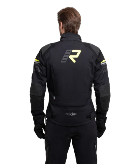 RUKKA ARMATOU-R Jacka Svart/Gul 62
