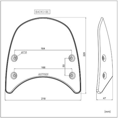 METER VISOR & BRACKET SET YMH