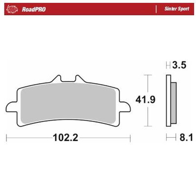 BRAKE PAD SINTER SPORT REAR