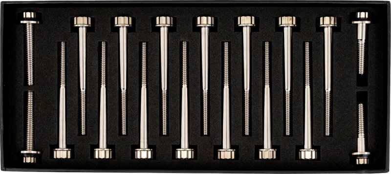 HARWARE KIT TITANIUM M8 CRANKC