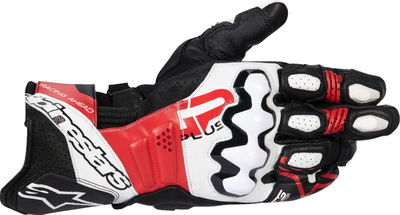 GLOVE GP+ R V3 LTHR BK/WT/BRT