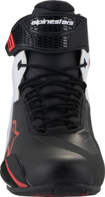 SHOES FASTER-4 BK/WH/DK RD 12