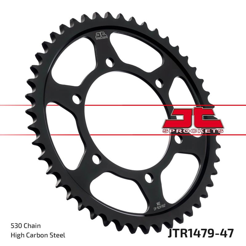 SPROCKET REAR 47T 530 BLK