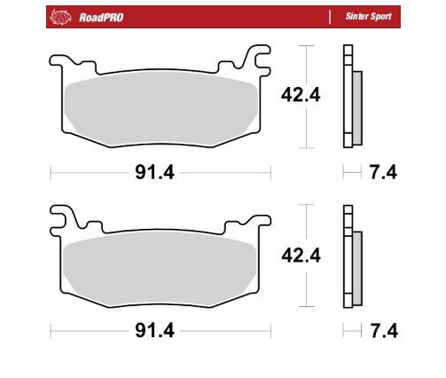 BRAKE PAD SINTER SPORT REAR