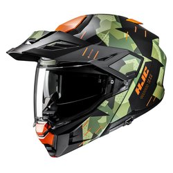 HJC Hjälm i80 Roki Grön/Orange MC47SF S