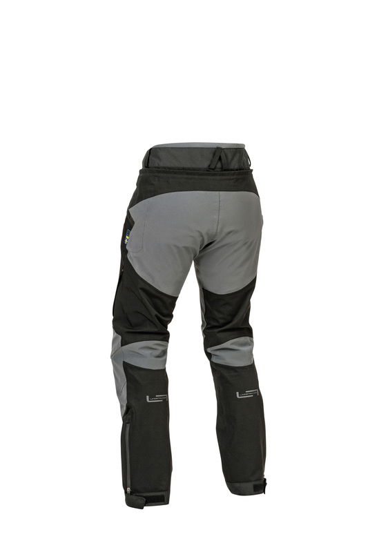 Lindstrands Textilbyxa Lofsdalen Pants Svart/stålgrå Short leg S58