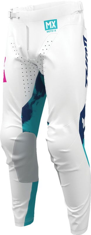 PANT LAUNCHMODE BLEACH WHT/AQ