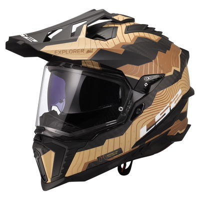 HJÄLM LS2 MX701 EXPLORER CARBON XL