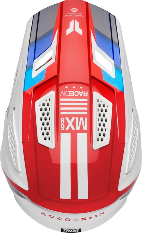 HELMET FLEET DEFY WH/RD/BL XL