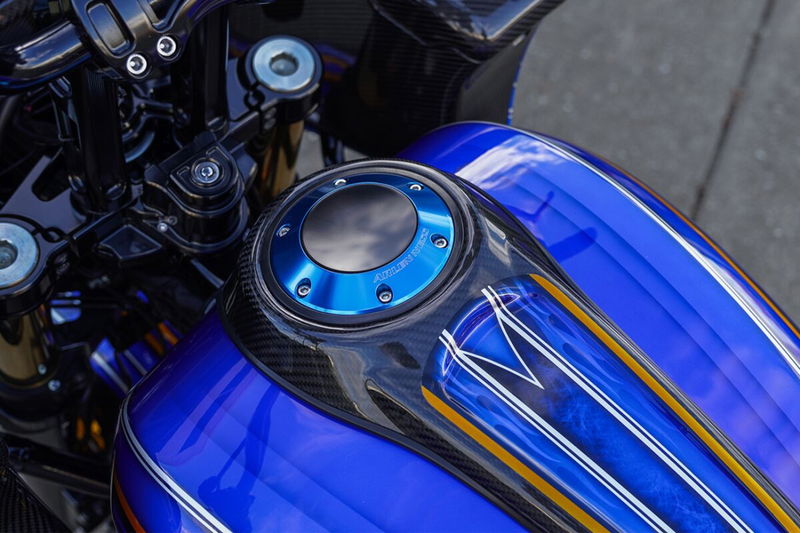 GAS CAP POP-UP BLUE 24+ TOURIN