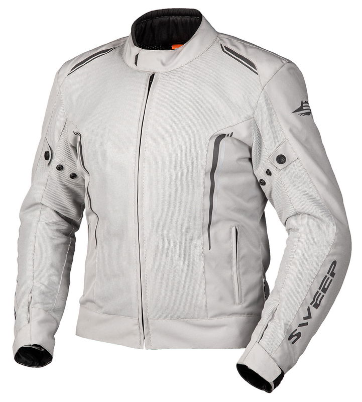 Sweep Air sommar mc jacka, grå, 2XL
