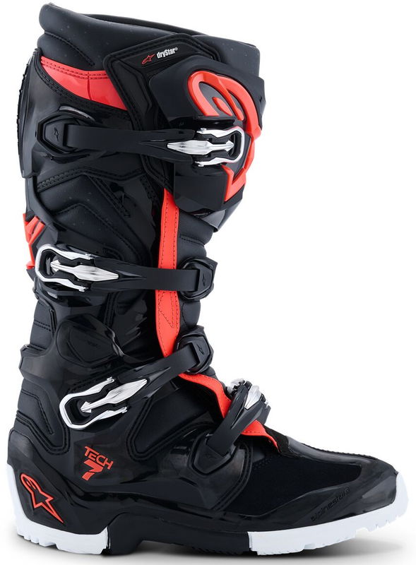 BOOT T7 END DS BLACK/RED/WH 12