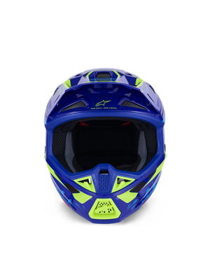 HELMET SM7 DEED BLUE/YEL L