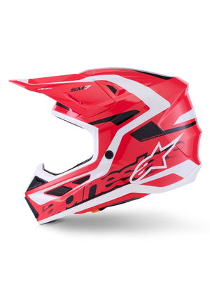 HELMET SM7 DEED RED/BLK/WH 2X