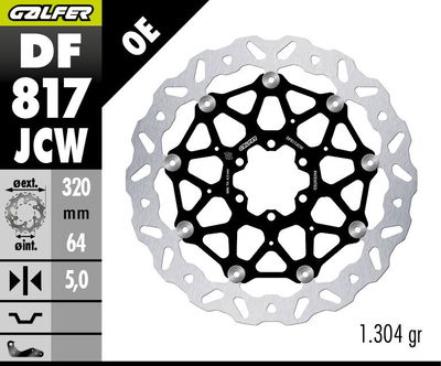 BRAKE DISC WAVE FLOATECH
