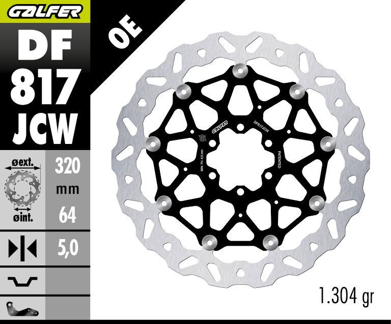 BRAKE DISC WAVE FLOATECH