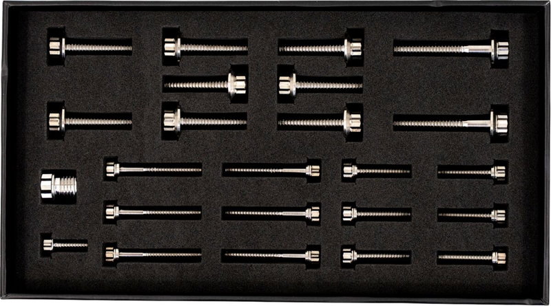 HARWARE KIT TITANIUM M8 TRANSM