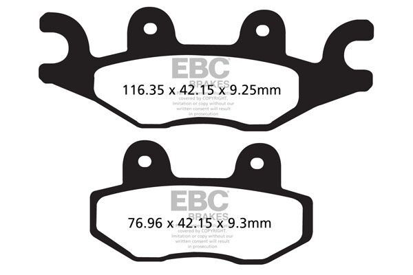 BRAKE PAD CARBON TT DIRT