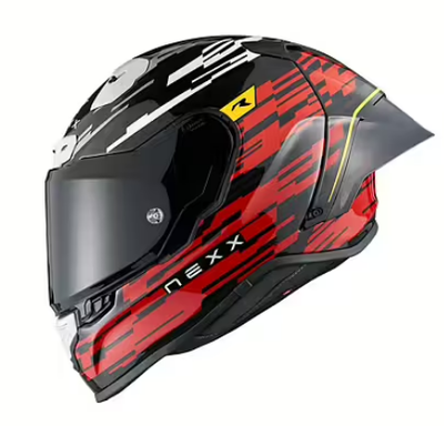 X.R3R GLITCH RACER RÖD/VIT L