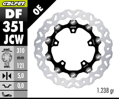 BRAKE DISC WAVE FLOATECH
