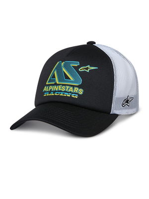 HAT TRUCKER AYESS BK/WH OS