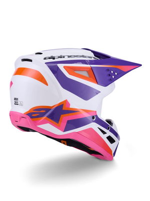 HELMET SM3 HEAT WHT/PU/PINK 2X