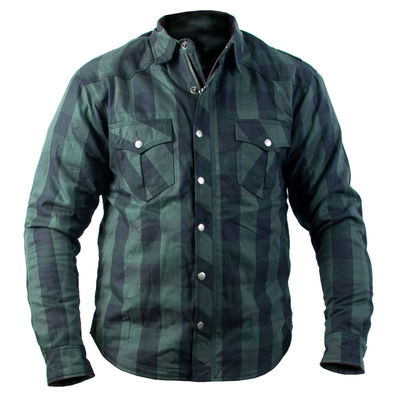 TIMELESS HillBilly Kevlar skjorta, grön/svart XXL