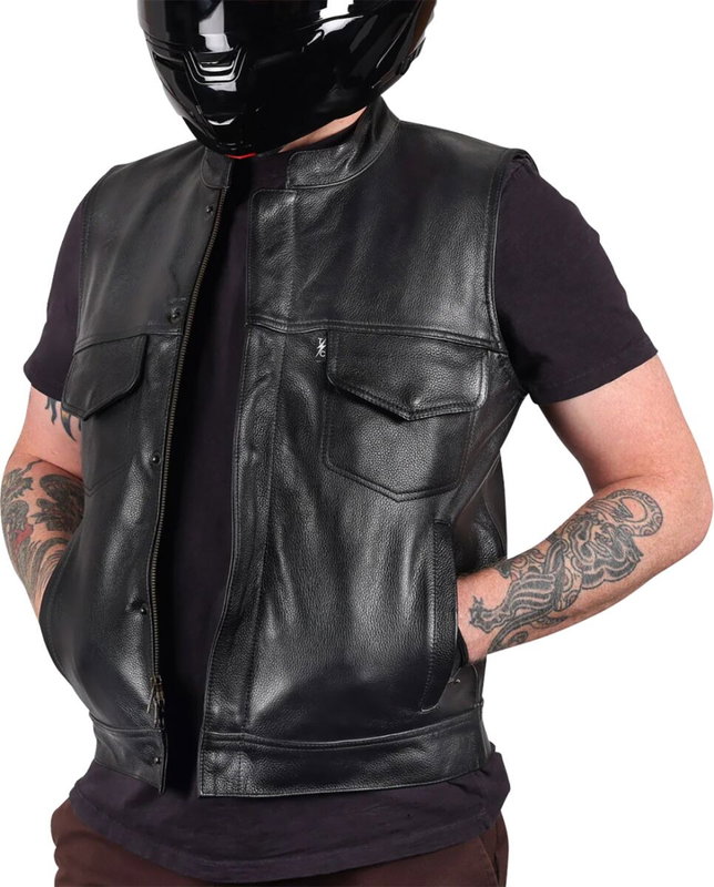 VEST MULHOLLAND LEATHER LARGE