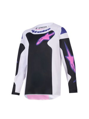 JERSEY YTH FLUID GRID BLK/GY/P