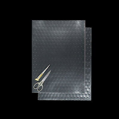 STICKER SHEET CARBON 2PCS WITH