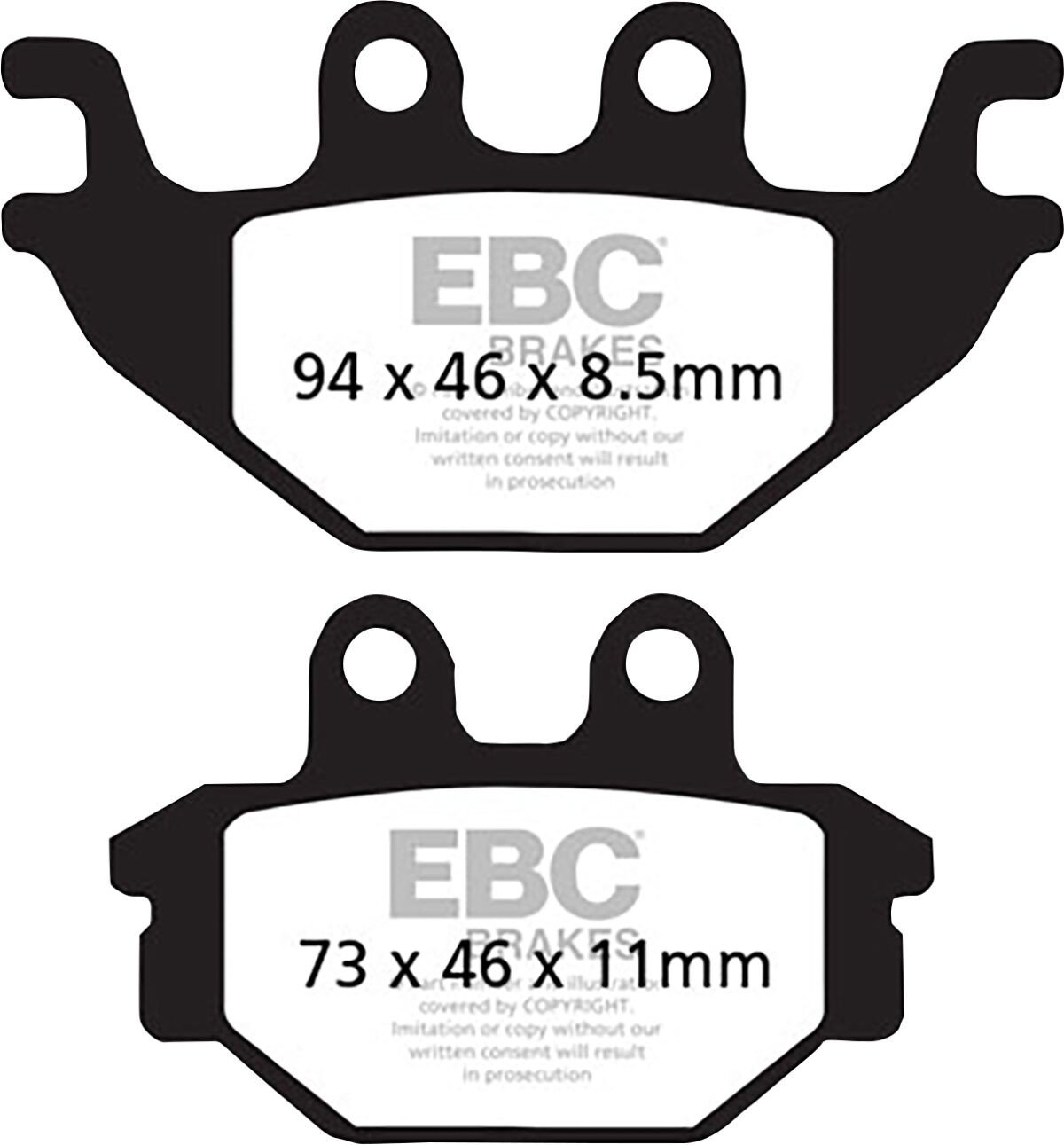 BRAKE PAD CARBON SCOOTER