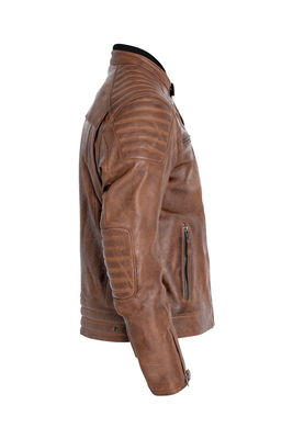 JACKET DEXTER LEATHER BROWN MD