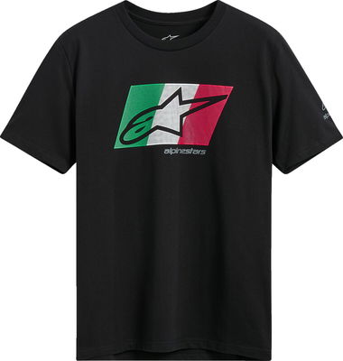 TEE SS CSF GLOBAL BLACK/GN/WH/