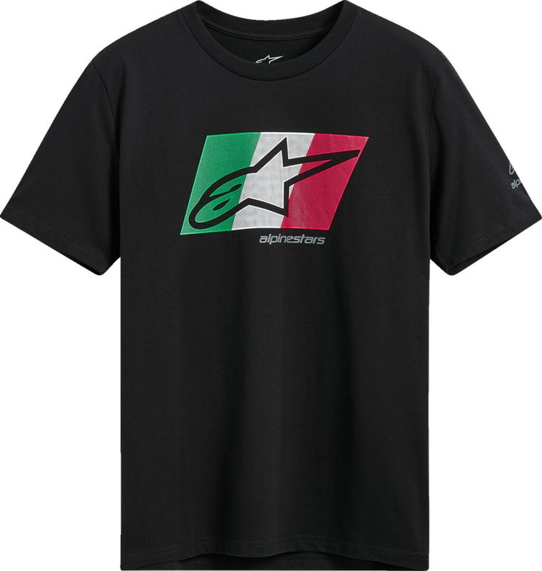 TEE SS CSF GLOBAL BLACK/GN/WH/
