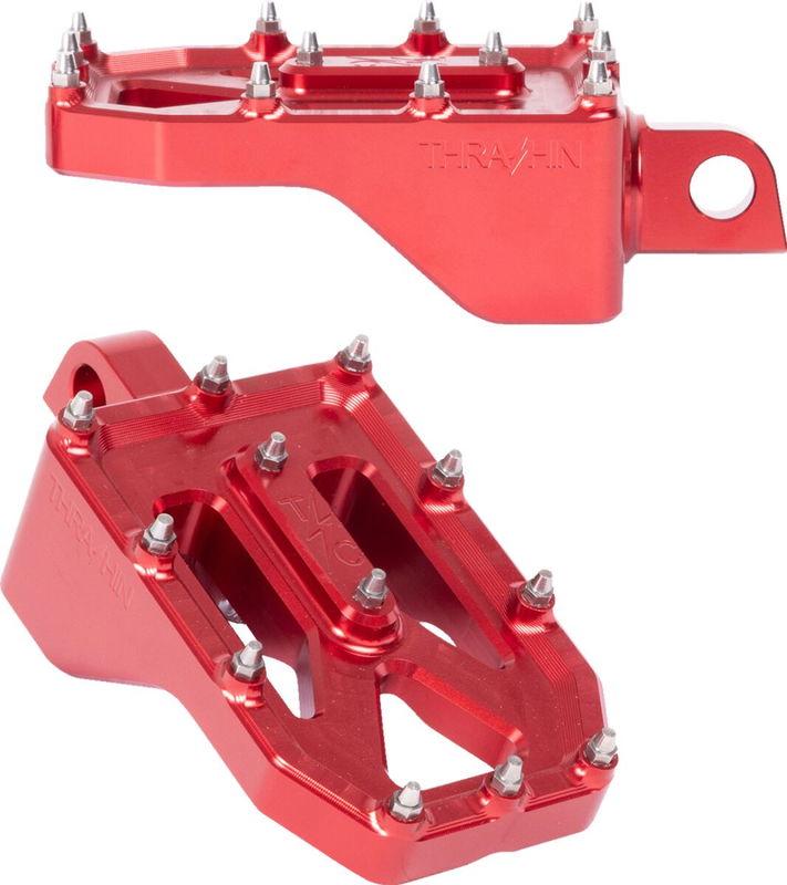 FOOTPEGS AGGRESSOR RED