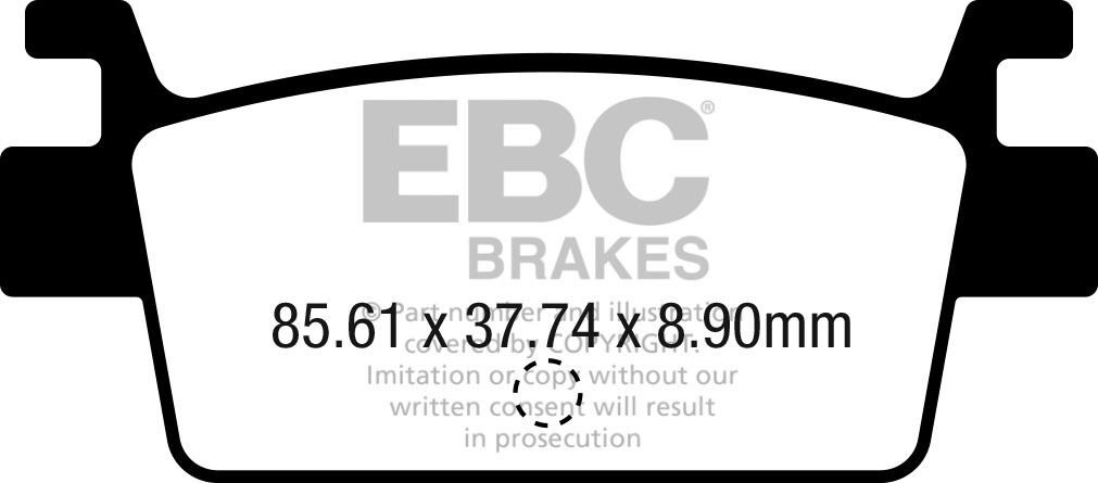 BRAKE PAD CARBON SCOOTER