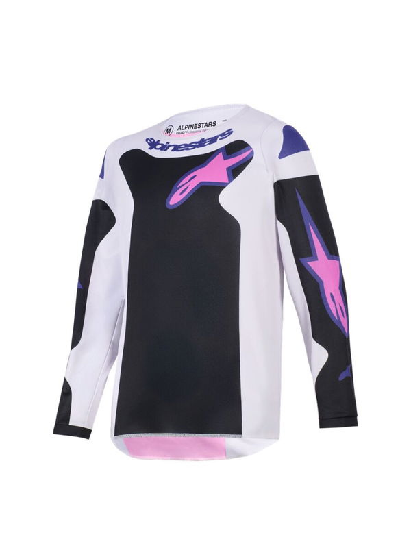 JERSEY YTH FLUID GRID BLK/GY/P