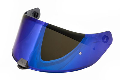 VISOR HYPER/DEVIL BLUE CHROMED