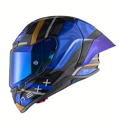 X.R3R SWIRL DJUPBLÅ XL