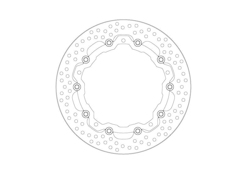 BRAKE DISC HALO FLOAT FT