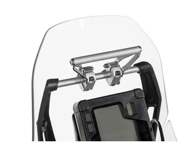 GPS mounting adapter above instruments for Yamaha Tenere 700 / World Raid, Aprilia Tuareg 660