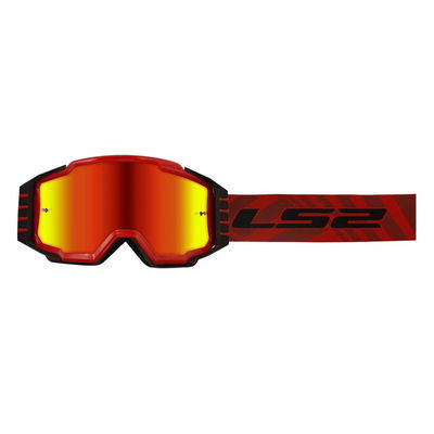 GOGGLE LS2 CHARGER PRO IRIDIUM LINS Onesize Röd