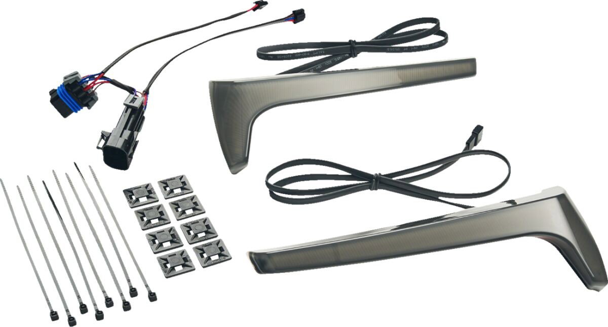 LIGHT SADDLEBAG SMOKE LENS IND