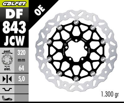 BRAKE DISC WAVE FLOATECH