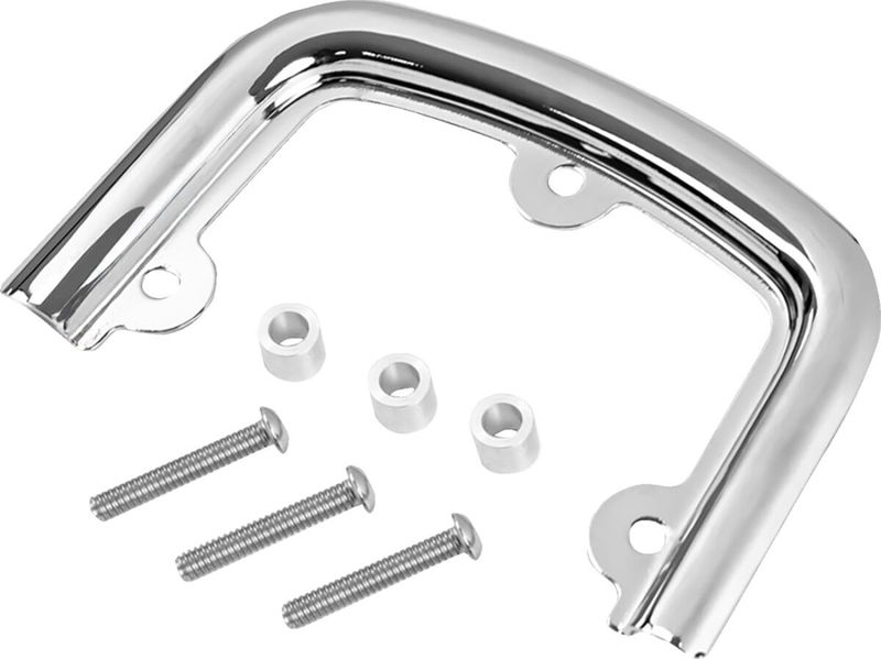 SISSY BAR PAD BRACKET CHROME