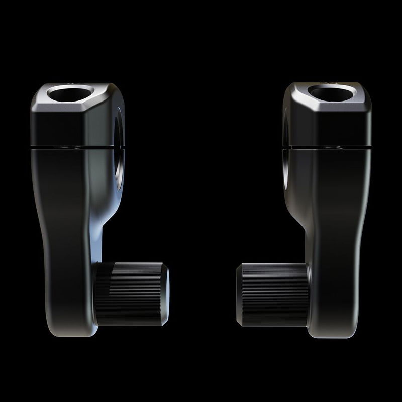 STEERING BAR RISER BK